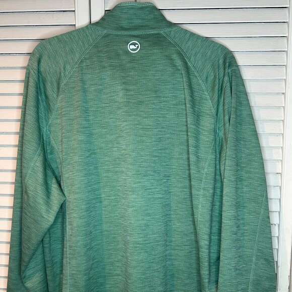 Vinyard Vines Mens Green 1/4 Zip Long Sleeve Sweatshirt XL - Picture 5 of 9